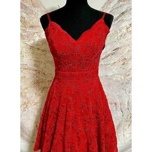 Beautiful Red Sequin Dress